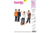 Schnittmuster burda kids - Jogginganzug 9672